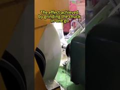 L'effet obtenu en meulant le mandrin en une seule fois